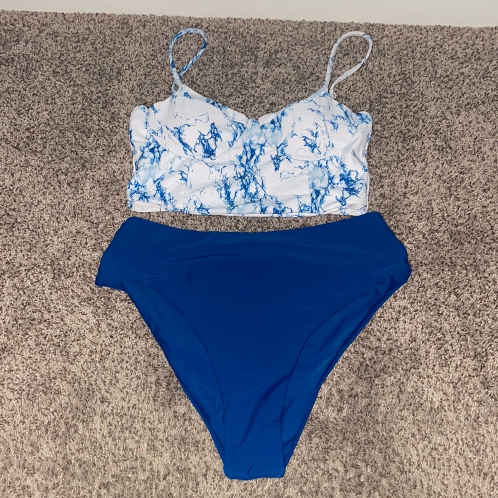 High waisted swimsuit